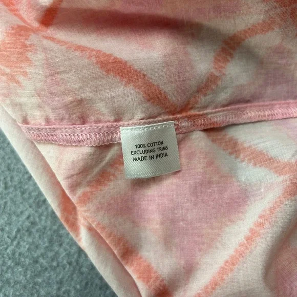 Tuckernuck Bondi Coverup Tunic Beach Top Orange Pink Diamond Dye Size XXL NWT